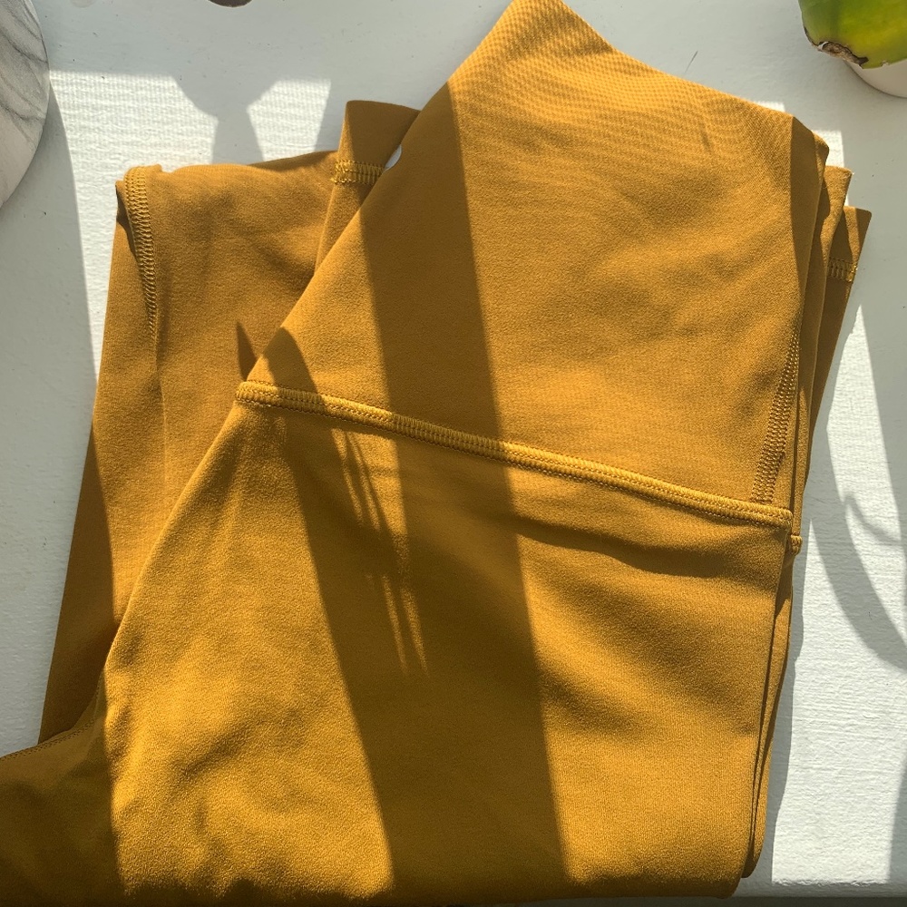 Lululemon Yellow yoga leggings